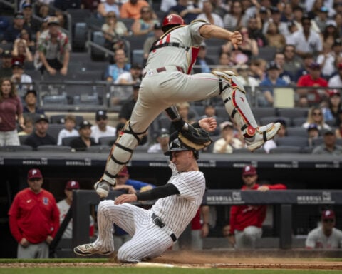 Ryan McMahon sparks comeback, Yankees beat Phillies 4-3 to end 3-game slide