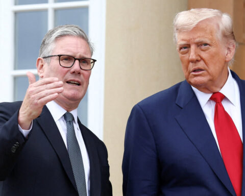 Trump and Starmer trade compliments but defend differences