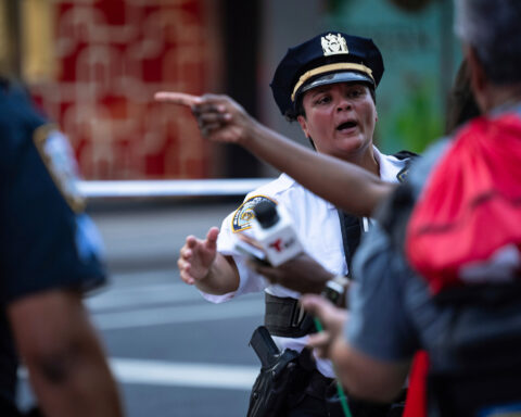 At least 2 people shot at Manhattan office building housing financial firms and NFL, source tells AP