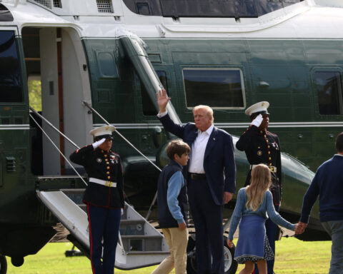 Trump opens new golf course in Scotland, heading home with eye on Middle East
