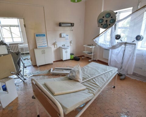 A maternity hospital was the safest place for ‘ray of sunshine’ expecting her first baby. Then Russia hit it with a missile