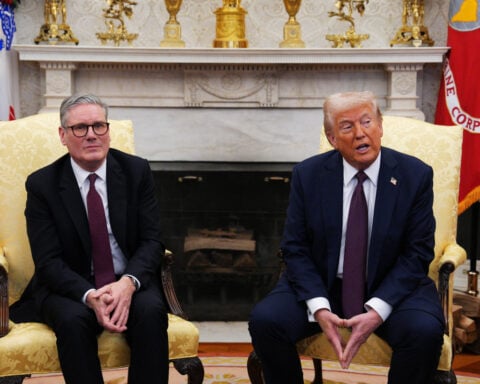 Trump says he did not discuss UK plan to recognize Palestinian state with Starmer