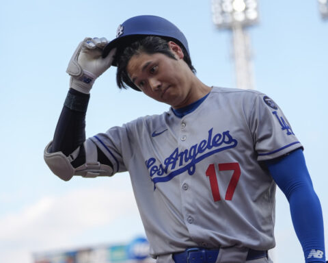 A rare first for Ohtani: Dodgers superstar strikes out in his first 4 plate appearances