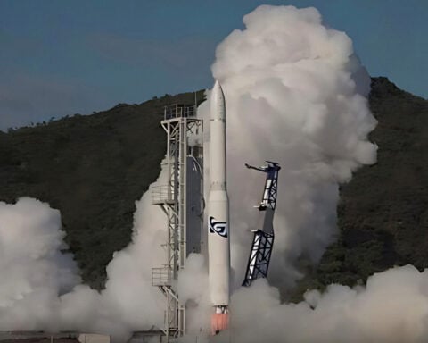First Australian-made rocket crashes after 14 seconds of flight in a failed attempt to reach orbit