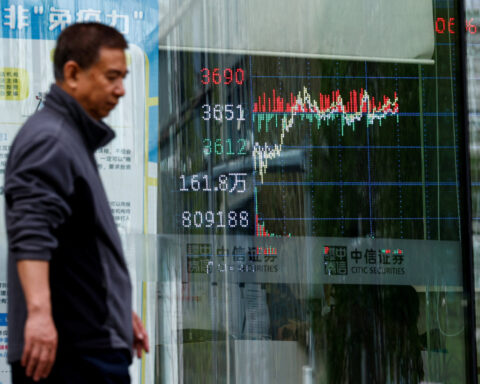 Asian stocks slide on weak China data, plunging copper prices