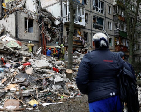 Russian strikes kill 16 people in Kyiv, including two children