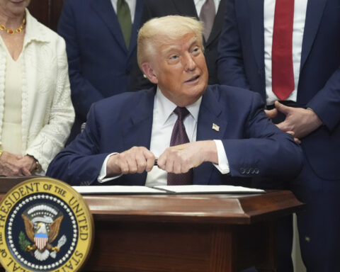 The Latest: US stock market and global trade partners react to Trump’s new tariffs