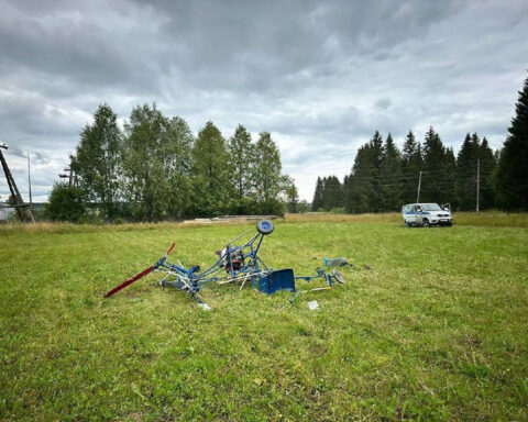 Russian man, 88, dies after homemade helicopter falls apart on takeoff