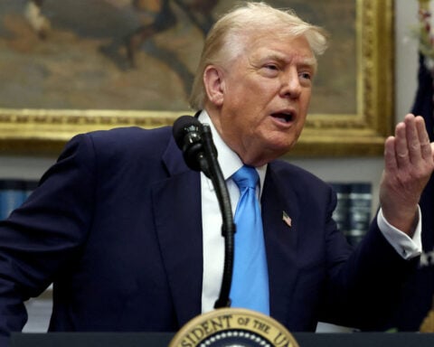 Trump orders nuclear submarines moved after Russian 'provocative statements'