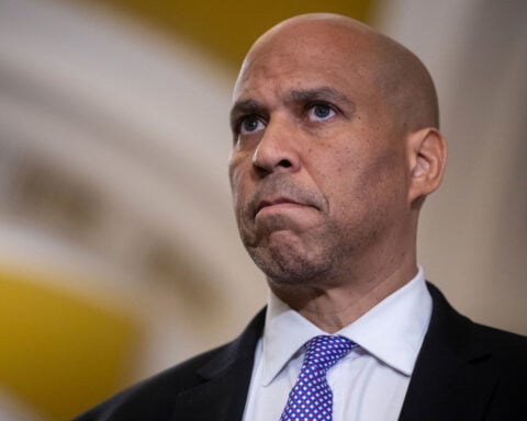 Cory Booker’s message to the Democratic Party: Don’t bend the knee to Trump