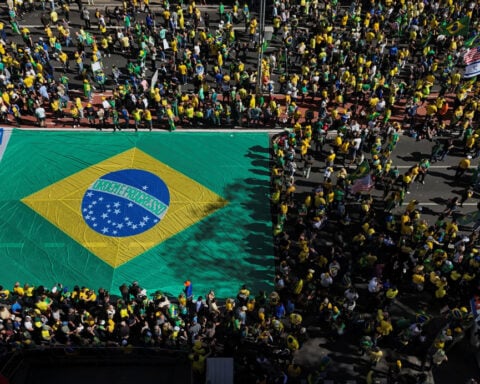 Brazil's Bolsonaro supporters protest against Supreme Court, President Lula