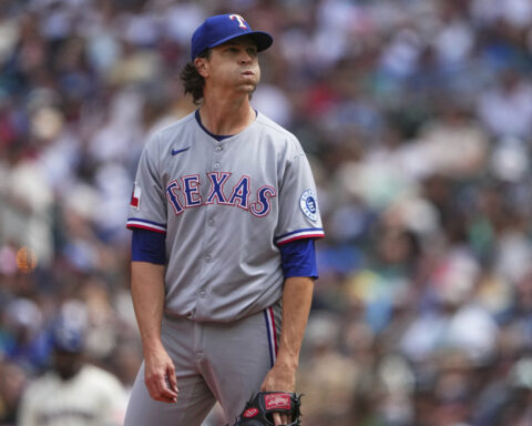 Rangers right-hander Jacob DeGrom is fastest to 1,800 career strikeouts in MLB history