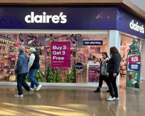Claire’s, a mall staple for tweens, files for bankruptcy — again