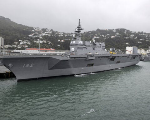 Japanese warships visit New Zealand's capital for the first time in almost 90 years