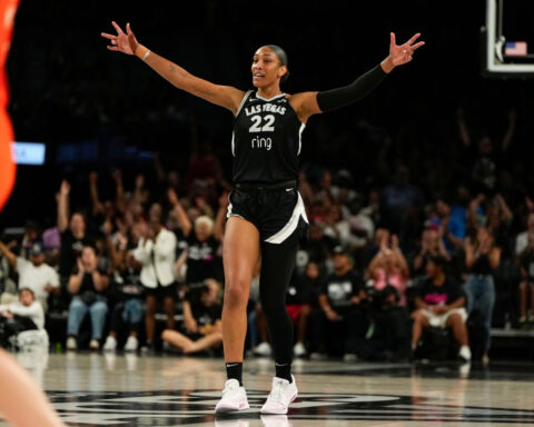 A’ja Wilson becomes first WNBA player in history with 30-point, 20-rebound double-double