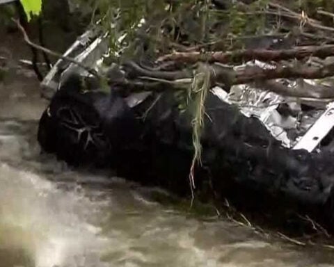 Heavy rain causes road collapse in Menomonee Falls