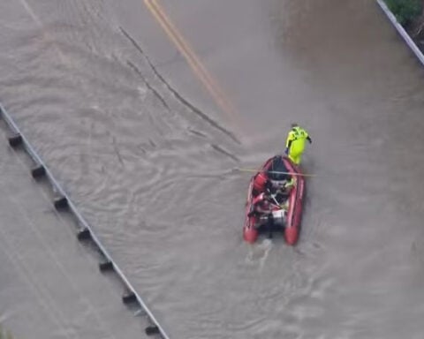 Teen rescued from flooded Root River in Franklin on Sunday