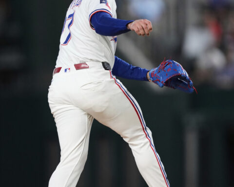 Evoaldi's impressive streak for Rangers ends by giving up 3 homers and 5 runs before Texas rallies