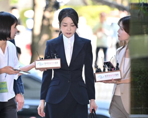South Korea's former first lady imprisoned after court issues warrant
