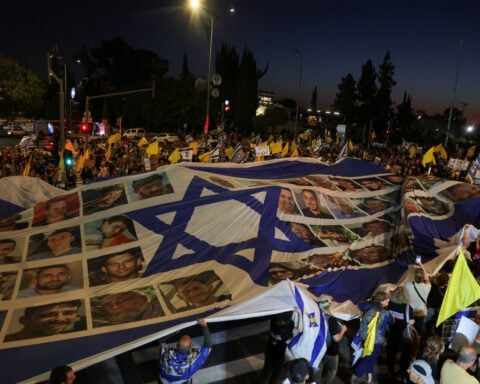 Hamas hostage videos silenced Israeli media's talk of Gaza aid crisis