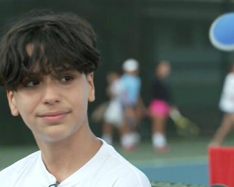 Teen honored for his performance on and off the tennis court