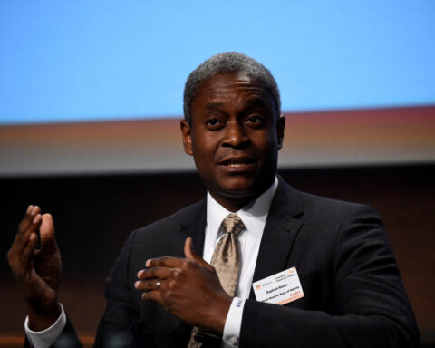 Fed can wait to adjust policy because job market is near full employment, Bostic says