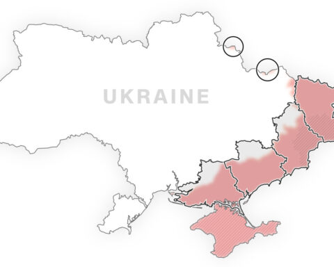 Maps show the key regions in Ukraine that Putin wants
