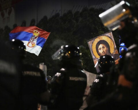 Serbian protesters are back on the streets as clashes with government loyalists escalate
