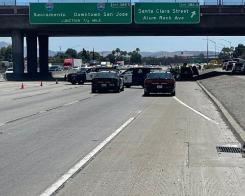Pedestrian dies after falling from Highway 101 overpass in San Jose