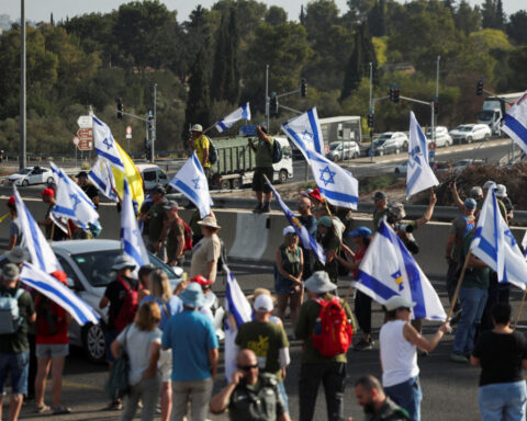 Israelis stage nationwide protests to demand end to Gaza war and release of hostages
