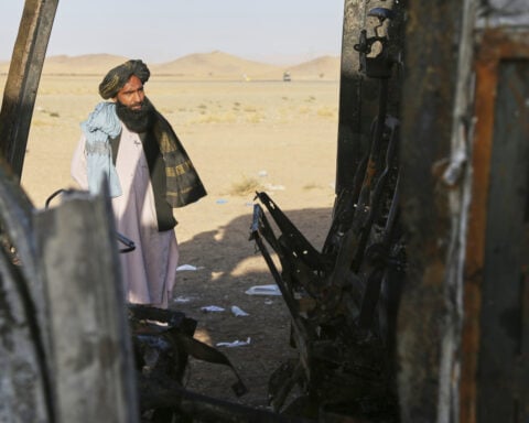 Bus crash in Afghanistan kills more than 70 Afghans returning from Iran