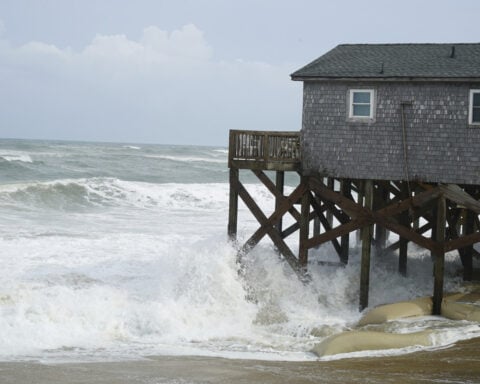 Hurricane Erin picking up steam as it edges along the East Coast