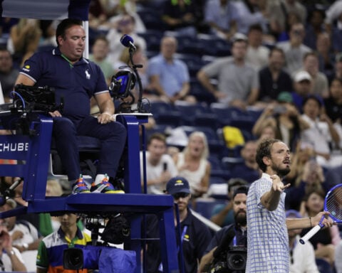 Smells of weed. Roars of airplanes. Loud crowds. It's all part of the US Open's chaos