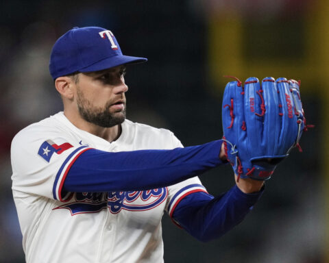 Rangers pitcher Nathan Eovaldi's career-best season likely over because of rotator cuff strain