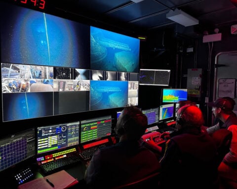 Watch the moments crew discovered Titanic wreckage