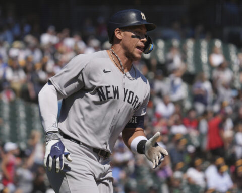 Aaron Judge ties Yogi Berra for fifth on the Yankees' career homers list