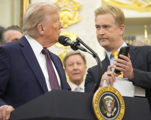 Trump says video showing items thrown from White House is AI after his team indicates it's real