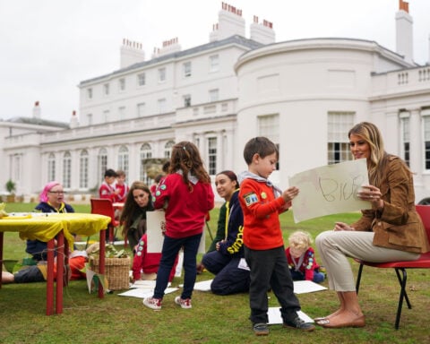 Melania Trump and Catherine, Princess of Wales head outside to make ‘bug hotels,’ with a side of diplomatic honey