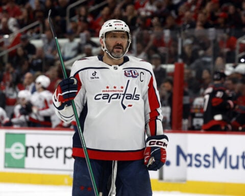 Alex Ovechkin just turned 40. The Washington star's future past this season remains uncertain