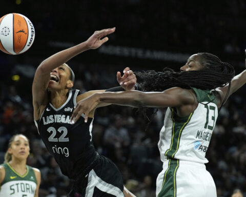 Aces' A'ja Wilson earns historic fourth WNBA MVP award, winning honor back to back