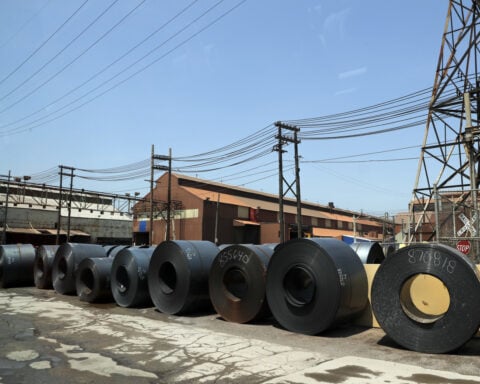 The White House says it blocked US Steel's decision to stop processing steel at Illinois plant