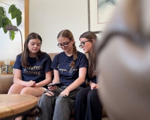 Finding strength in family: Triplets react to returning back to Evergreen High School