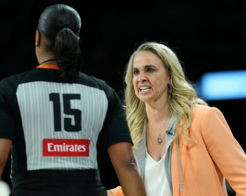 Aces coach Becky Hammon slams officiating after physical Game 2 win over Fever