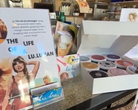 Ice cream shop celebrates Taylor Swift's 'Life of a Showgirl' with new flavors