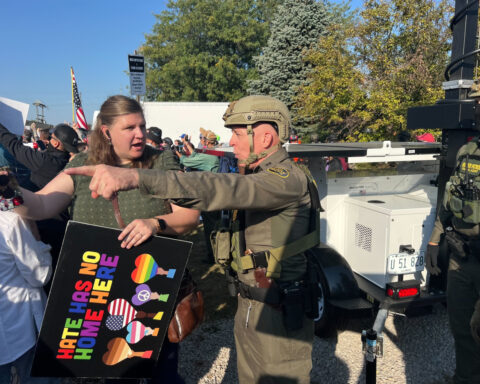 Protesters arrested outside Broadview ICE facility in Illinois as governor slams DHS Secretary Noem’s visit