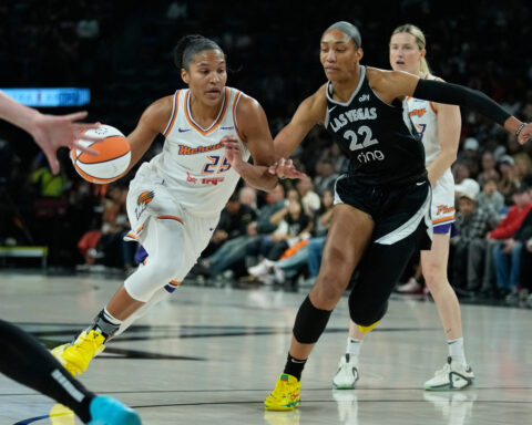 A'ja Wilson and Dana Evans lead Las Vegas Aces past Phoenix Mercury 89-86 in WNBA Finals opener