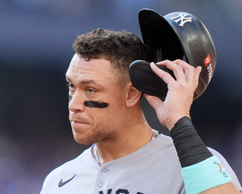 After Judge and Stanton come up empty in key spot, bullpen unravels for Yankees in Game 1 of ALDS