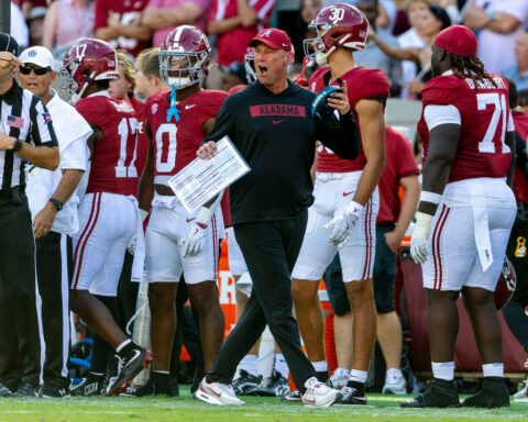 The Latest: Penn State and Texas drop out of the AP Top 25 as Miami reclaims its No. 2 spot