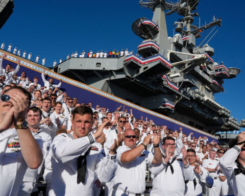 Trump celebrates Navy amid government shutdown, National Guard deployments