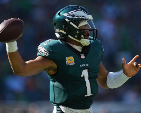 Eagles' offensive woes continue as Broncos hand Super Bowl champs their first loss
